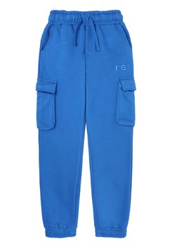 The New Re:carge cargo sweatpants - Strong Blue